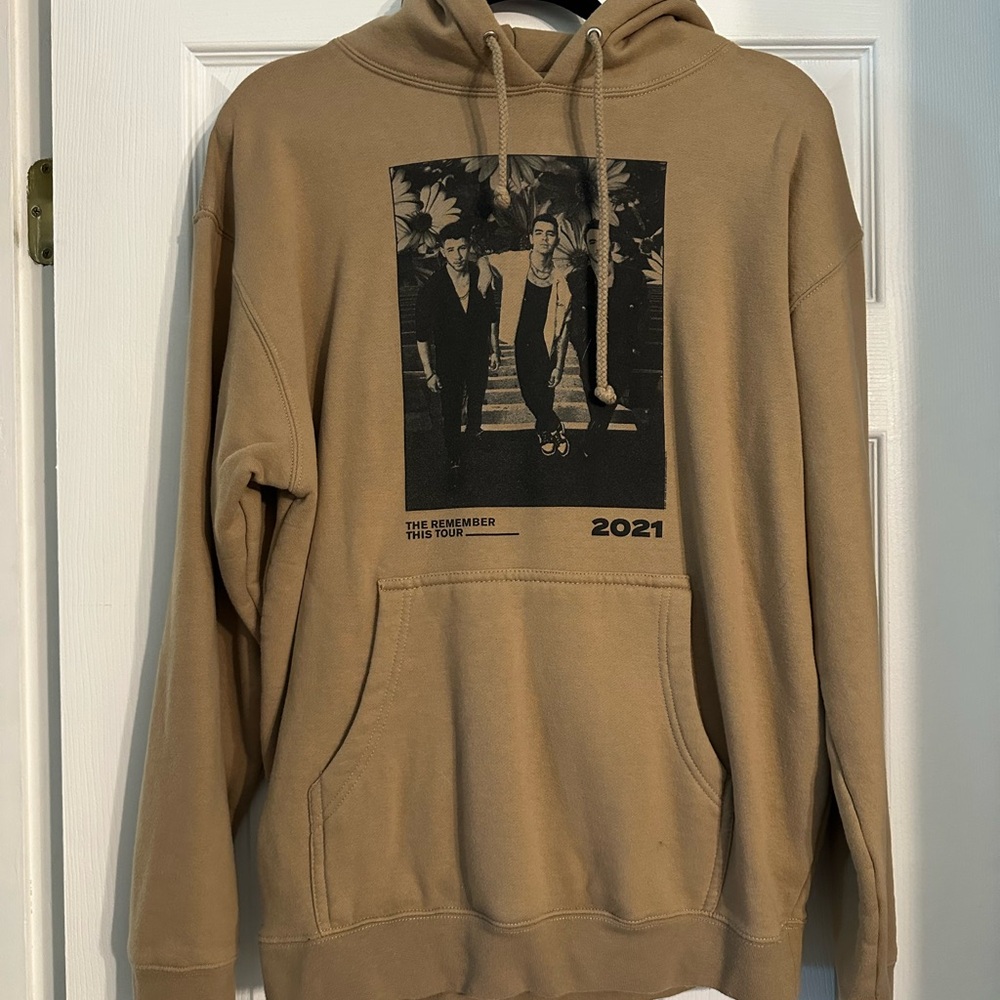 Tan Jonas Brothers Hoodie
